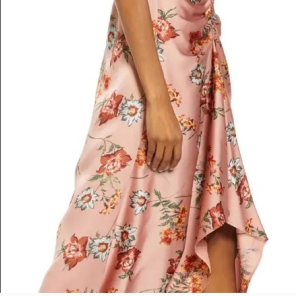 Lulus Floret Studios Mauve Floral Spaghetti Strap High- Low Sundress - Picture 6 of 10